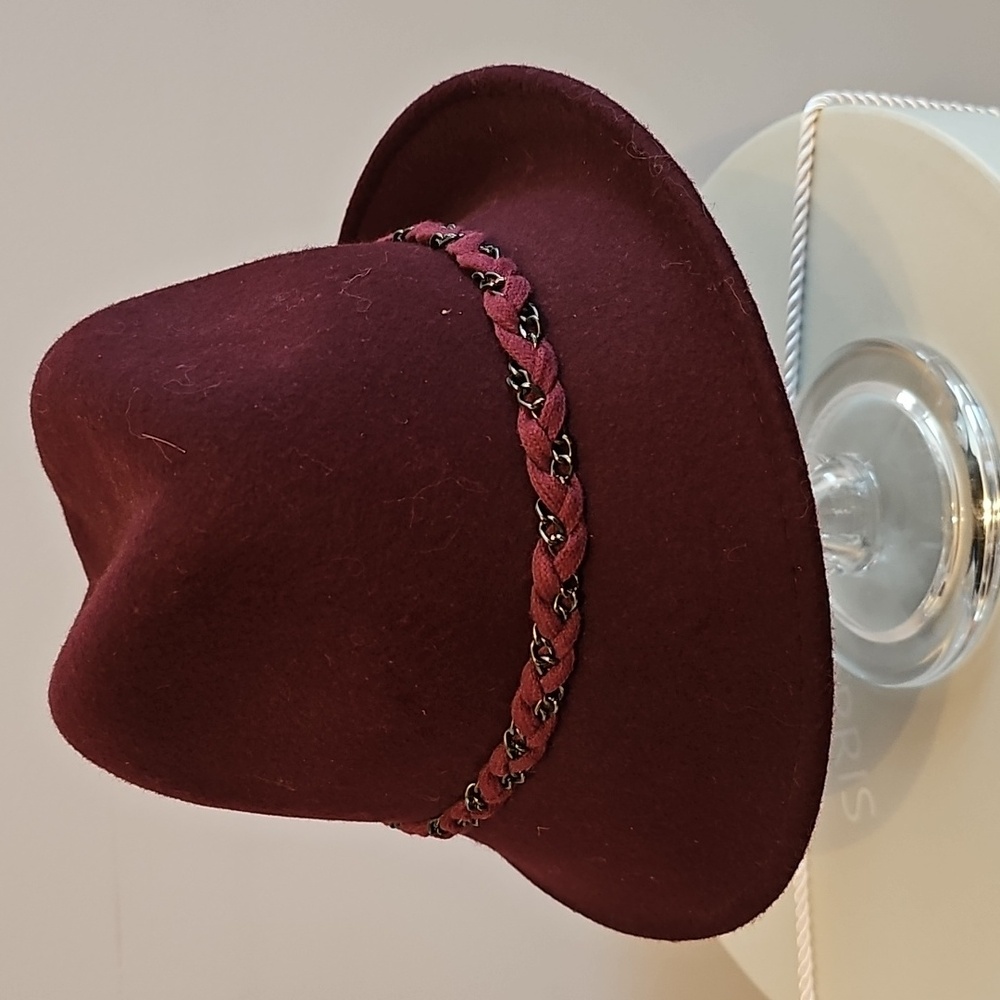 Women's Fedora Asymmetrical Wool Felt Hat